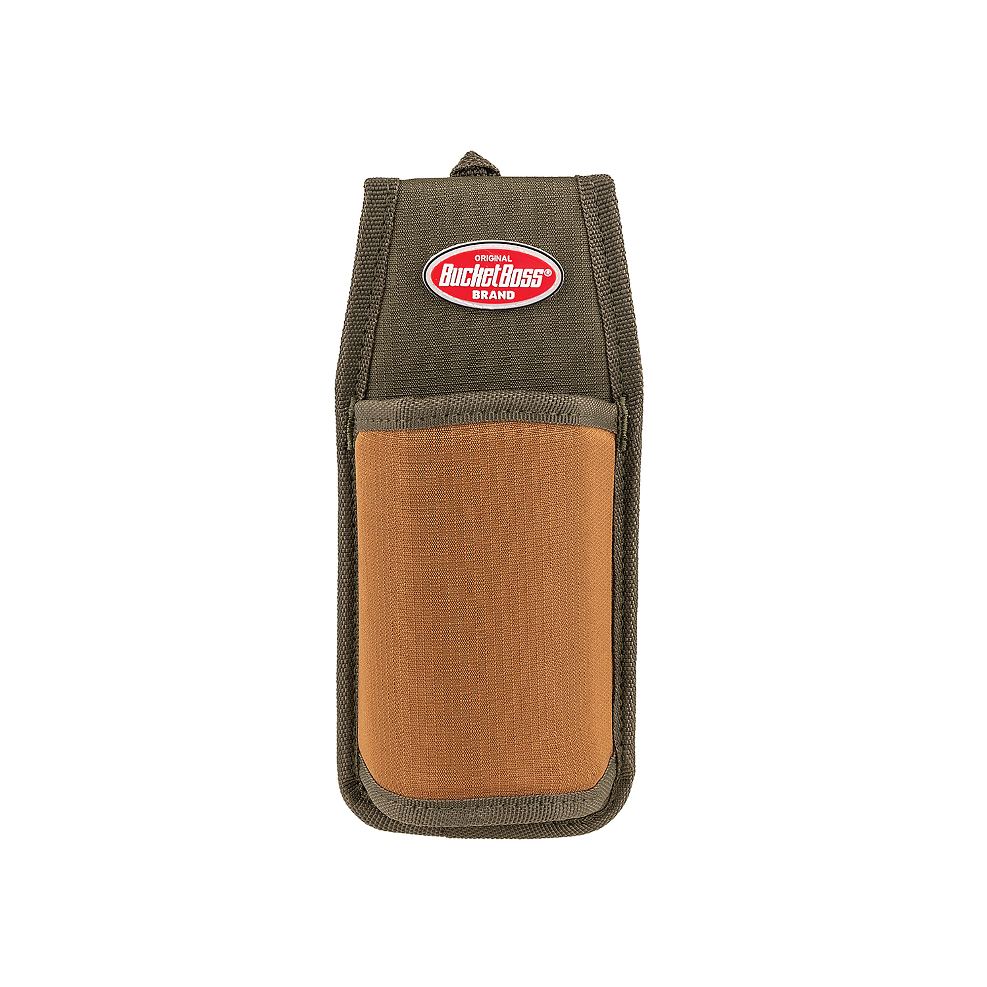 Bucket Boss, HAMMER HOLDER WITH FLAPFIT, Color Brown, Pockets (qty.) 1 Material Poly, Model# 54190